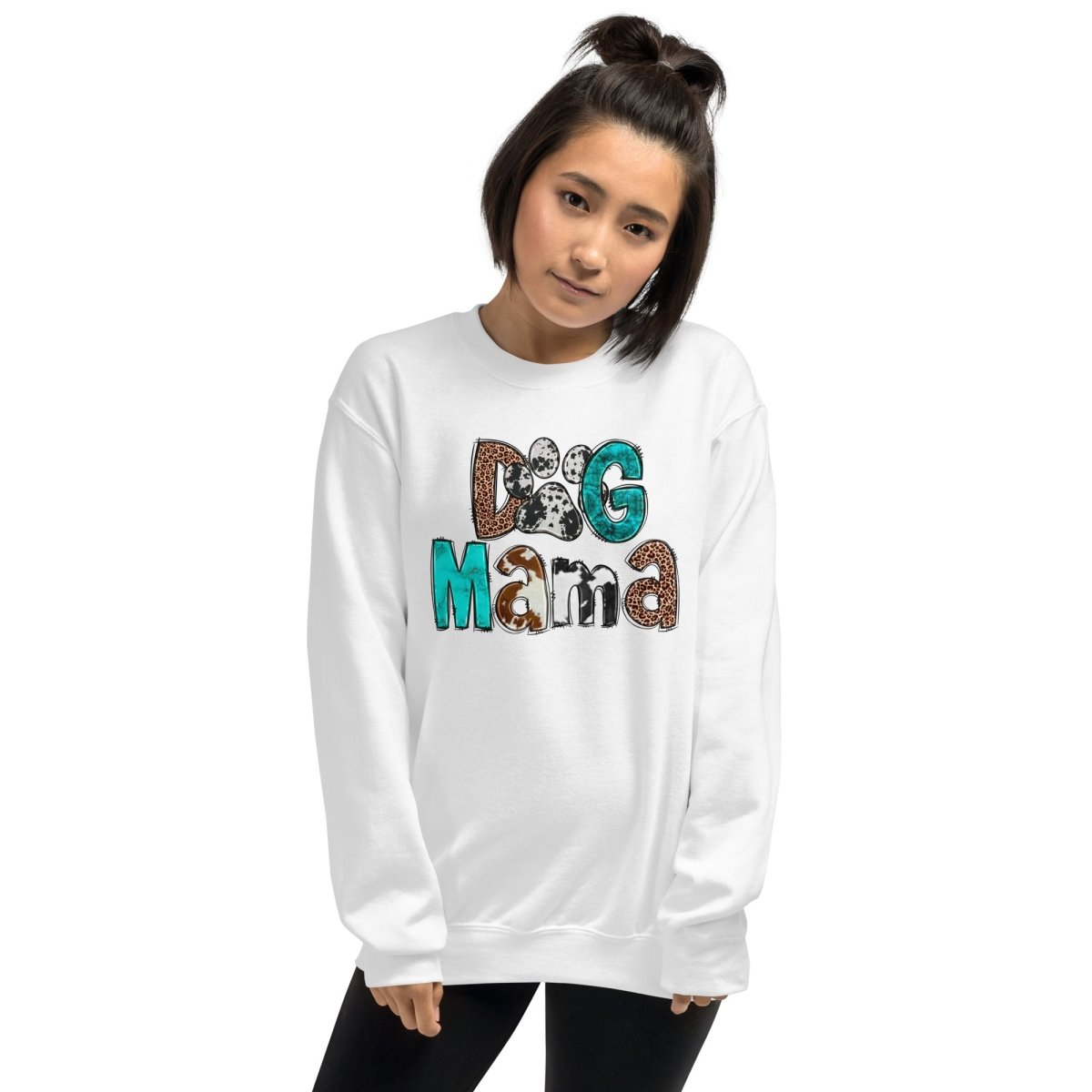 Dog Mama Cowhide Sweatshirt