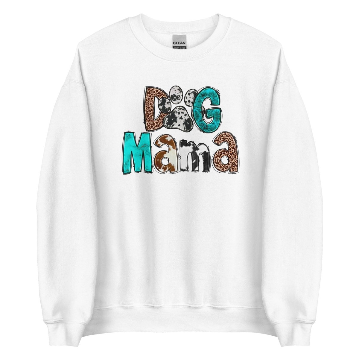 Dog Mama Cowhide Sweatshirt