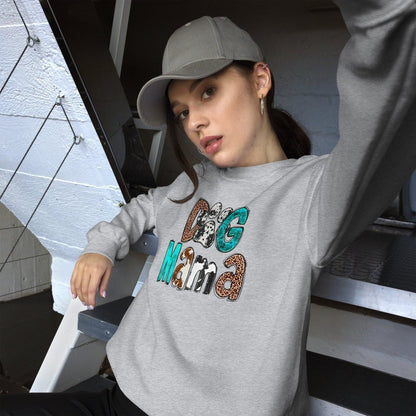 Dog Mama Cowhide Sweatshirt