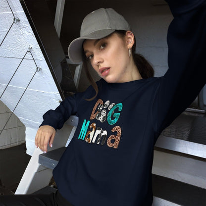 Dog Mama Cowhide Sweatshirt