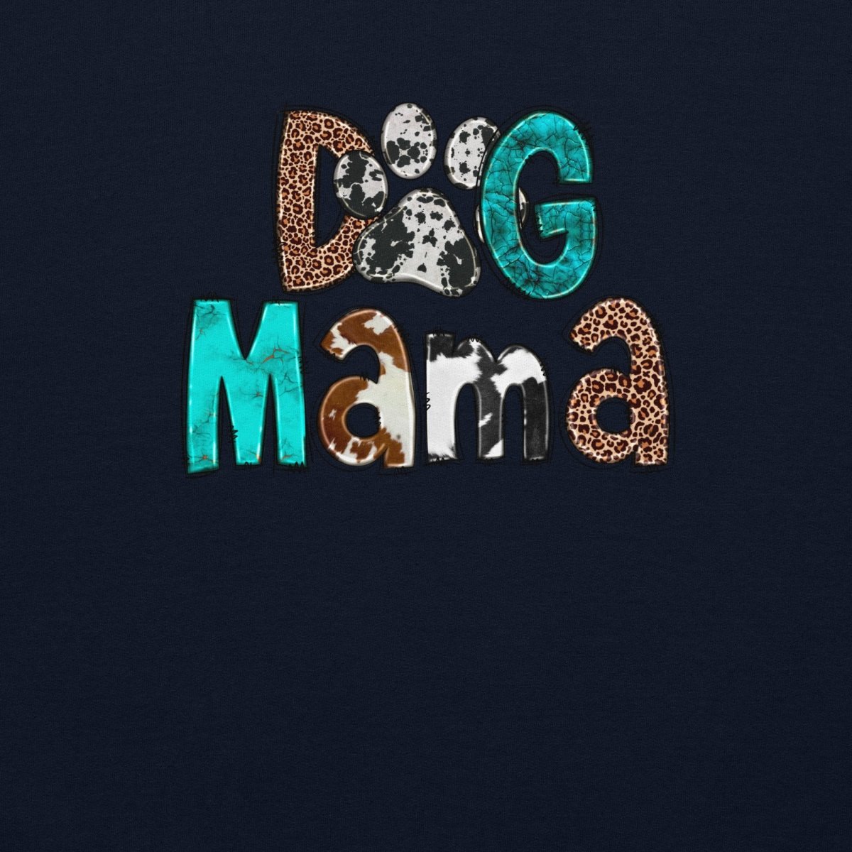 Dog Mama Cowhide Sweatshirt