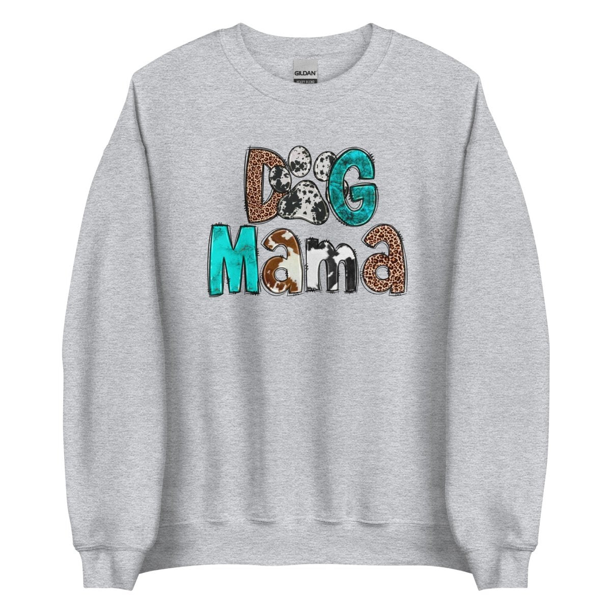 Dog Mama Cowhide Sweatshirt