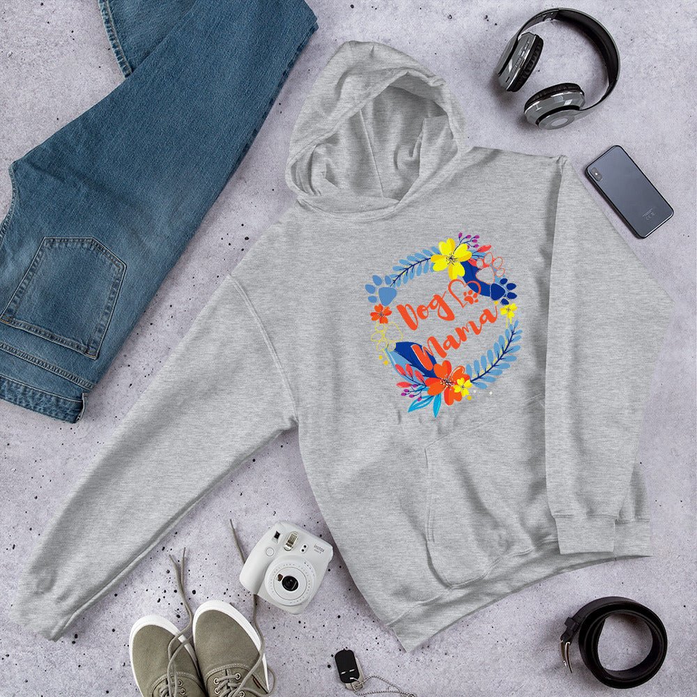 Dog Mama Flower Hoodie