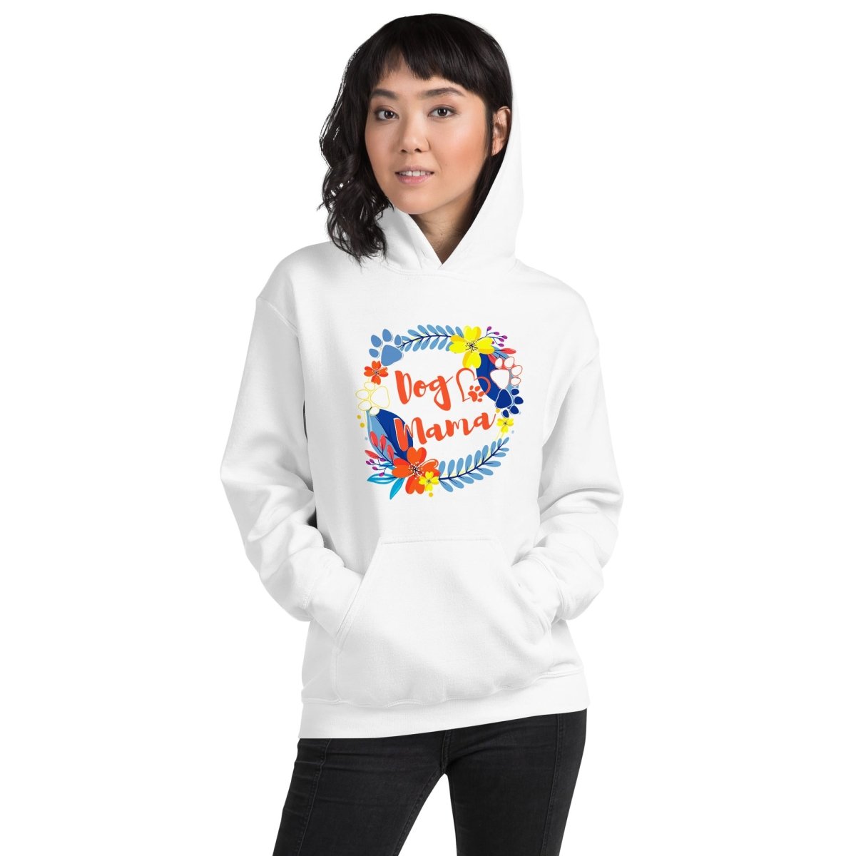 Dog Mama Flower Hoodie