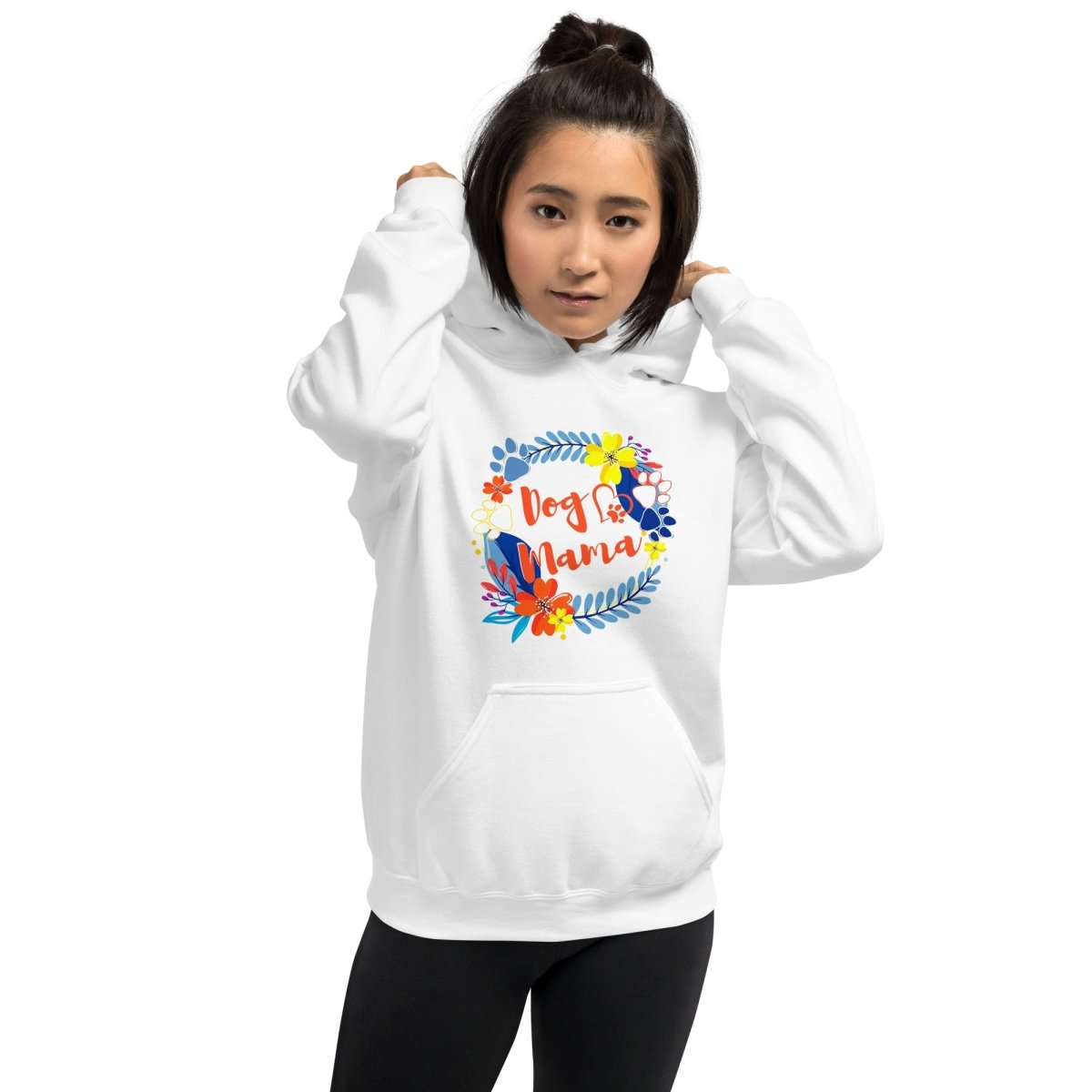 Dog Mama Flower Hoodie