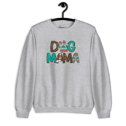 Dog Mama Leopard Print Sweatshirt