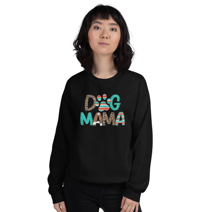 Dog Mama Leopard Print Sweatshirt