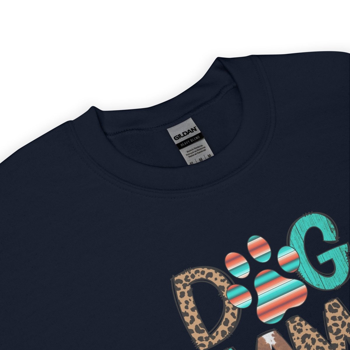 Dog Mama Leopard Print Sweatshirt
