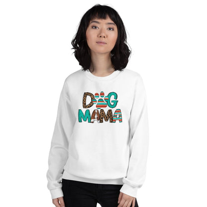 Dog Mama Leopard Print Sweatshirt