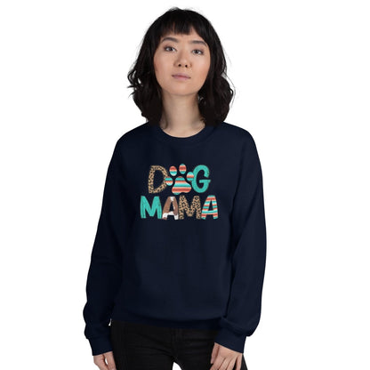 Dog Mama Leopard Print Sweatshirt