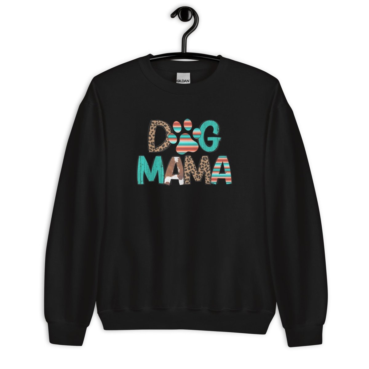 Dog Mama Leopard Print Sweatshirt