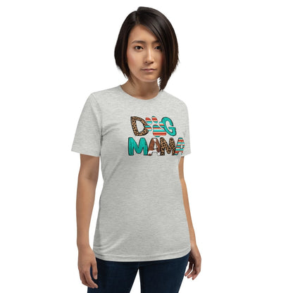 Dog Mama Leopard Print T-Shirt