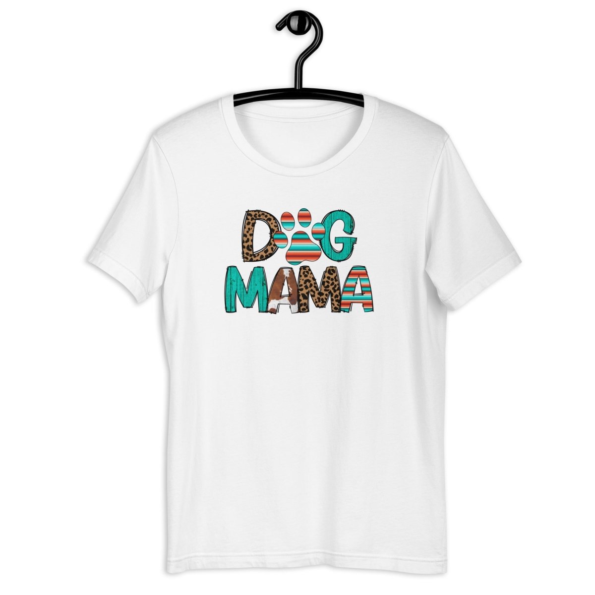 Dog Mama Leopard Print T-Shirt