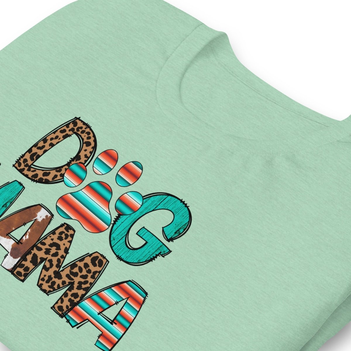 Dog Mama Leopard Print T-Shirt