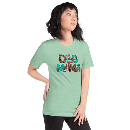 Dog Mama Leopard Print T-Shirt