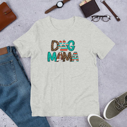 Dog Mama Leopard Print T-Shirt