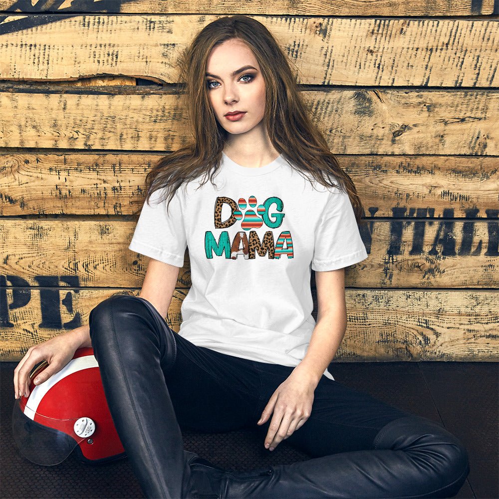 Dog Mama Leopard Print T-Shirt
