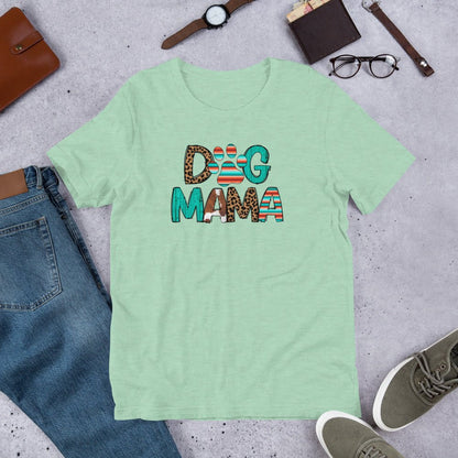 Dog Mama Leopard Print T-Shirt