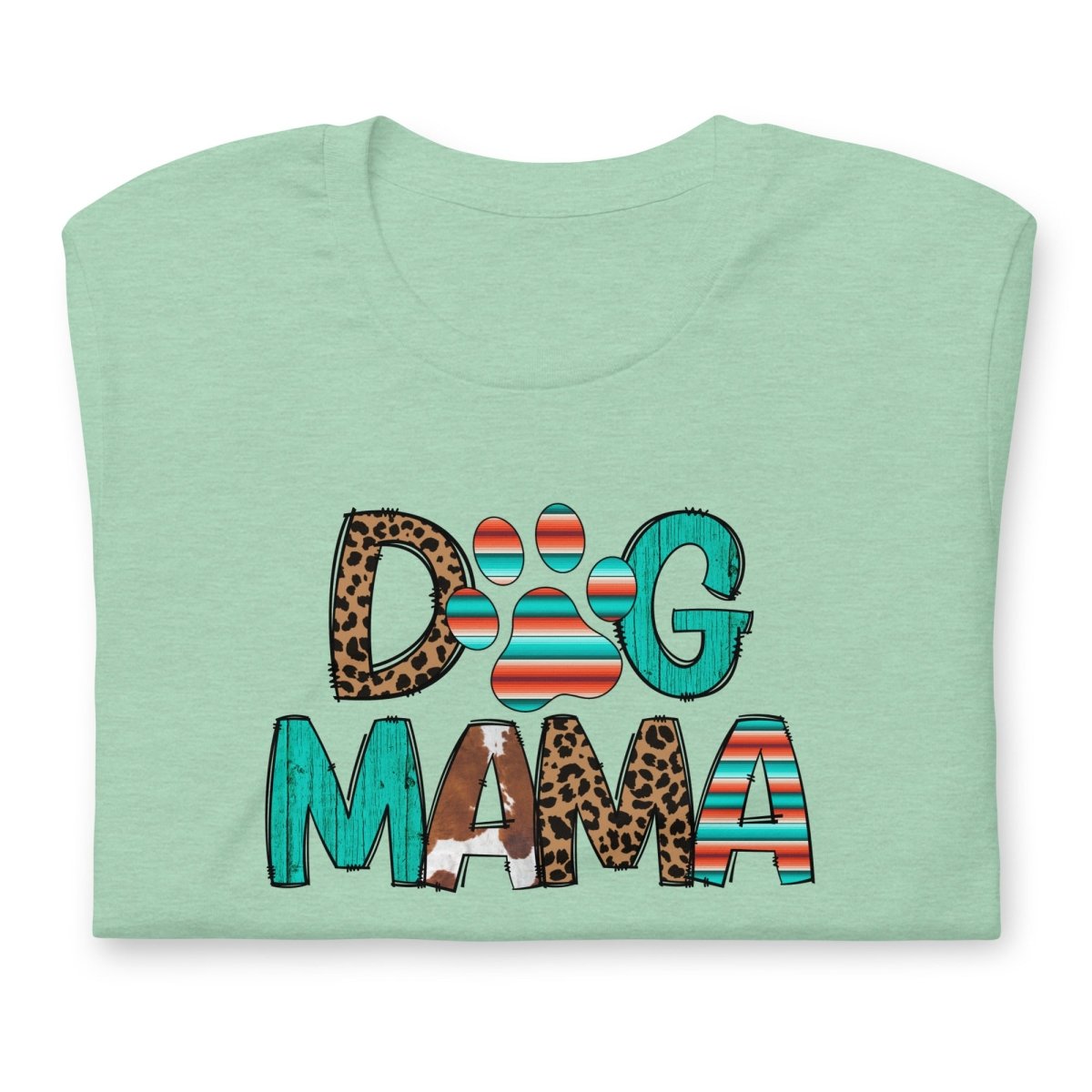 Dog Mama Leopard Print T-Shirt