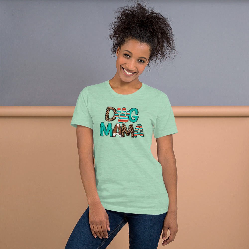 Dog Mama Leopard Print T-Shirt