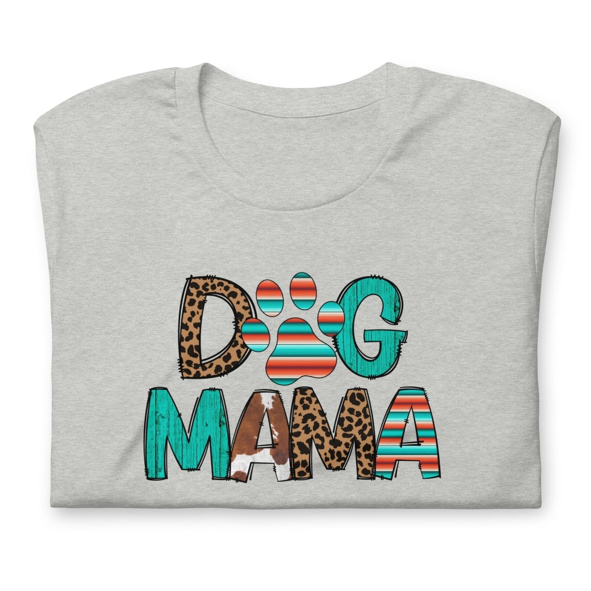 Dog Mama Leopard Print T-Shirt