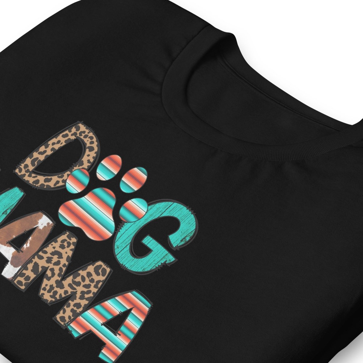 Dog Mama Leopard Print T-Shirt