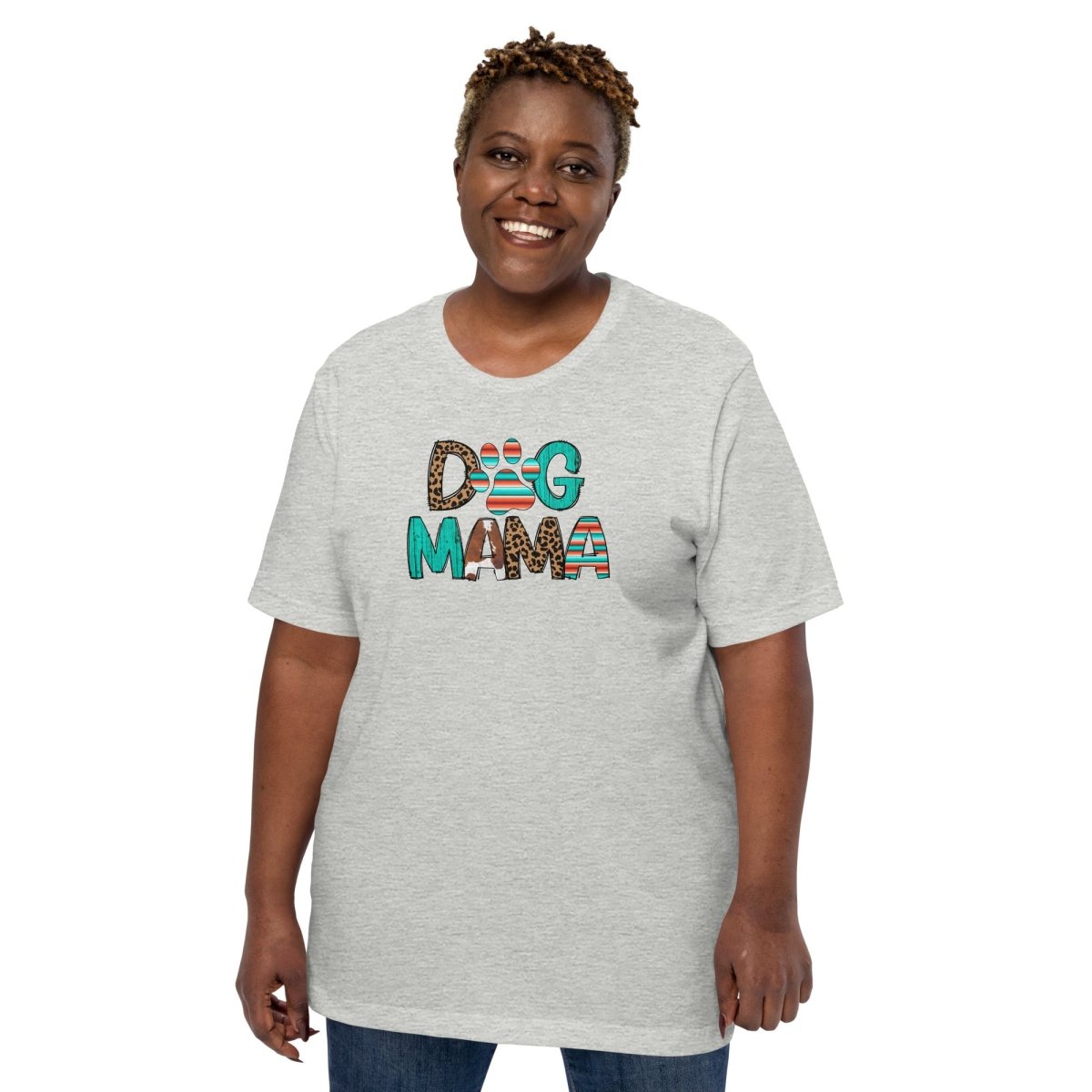 Dog Mama Leopard Print T-Shirt