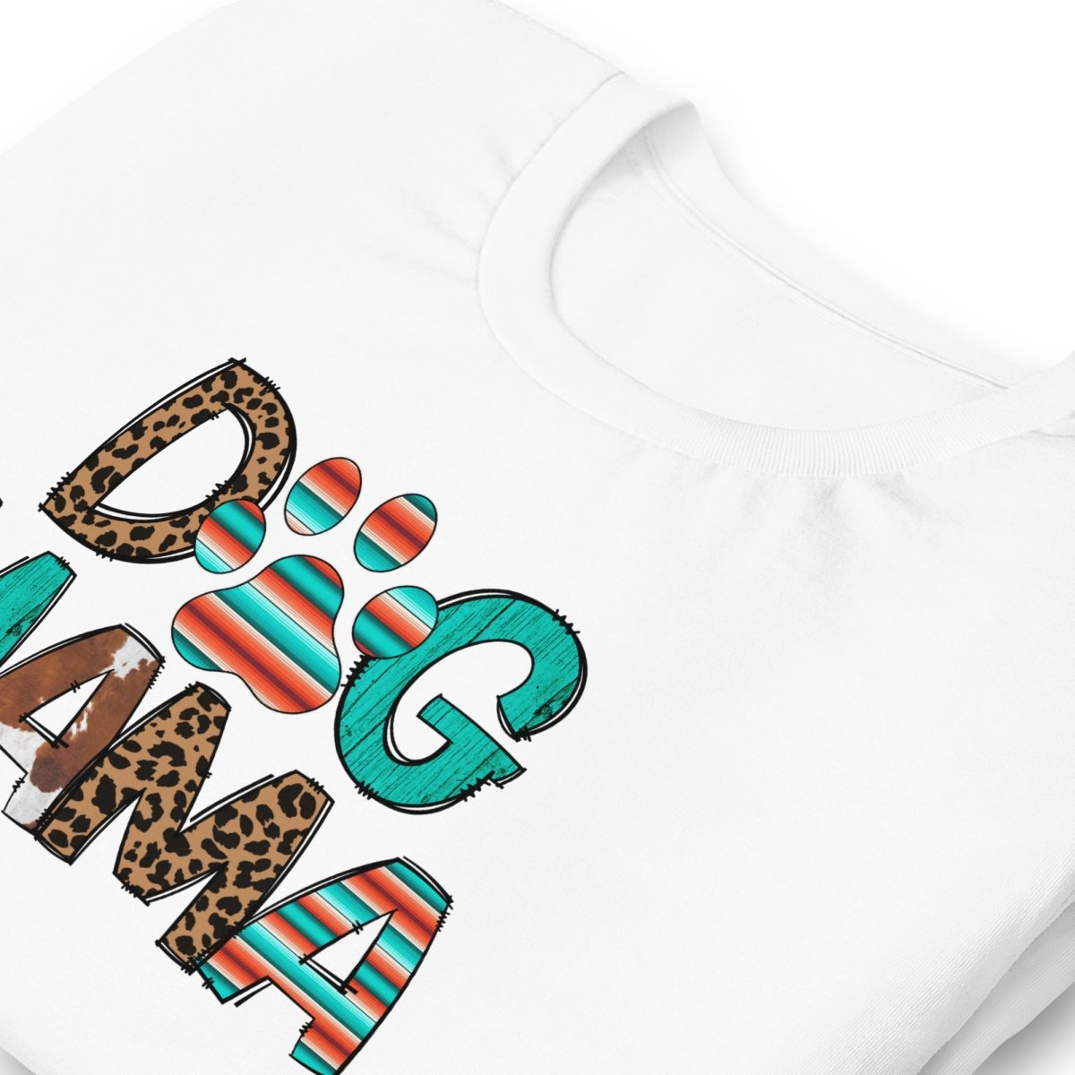 Dog Mama Leopard Print T-Shirt