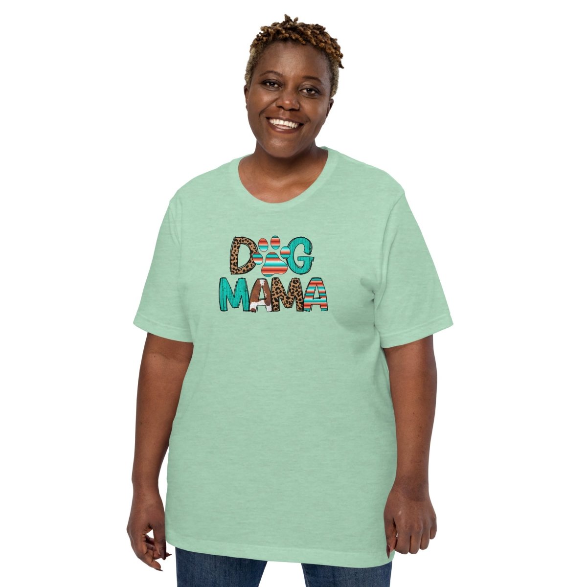 Dog Mama Leopard Print T-Shirt