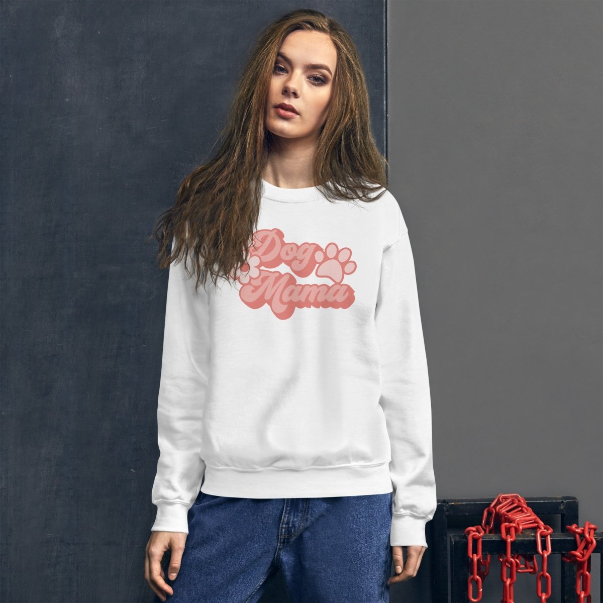 Dog Mama Retro Sweatshirt