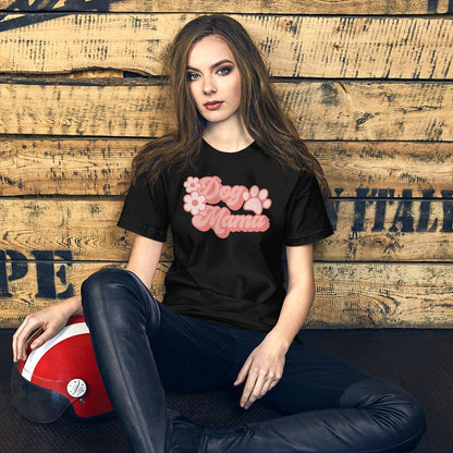Dog Mama Retro T-Shirt