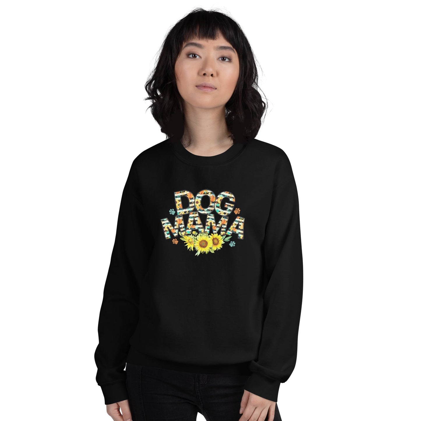 Dog Mama Sunflower Sweatshirt