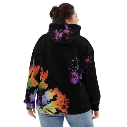 Dog Mom Black Tie Dye Hoodie