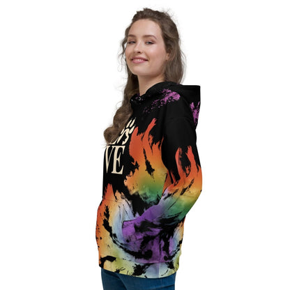 Dog Mom Black Tie Dye Hoodie