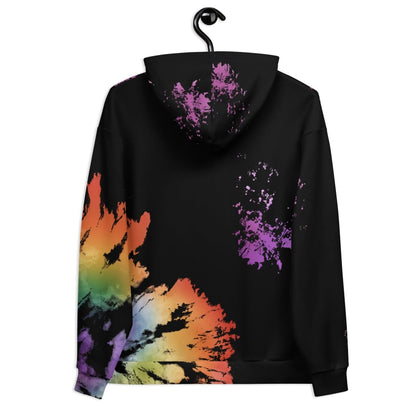 Dog Mom Black Tie Dye Hoodie