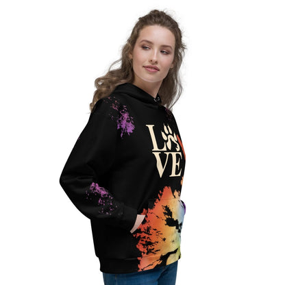 Dog Mom Black Tie Dye Hoodie