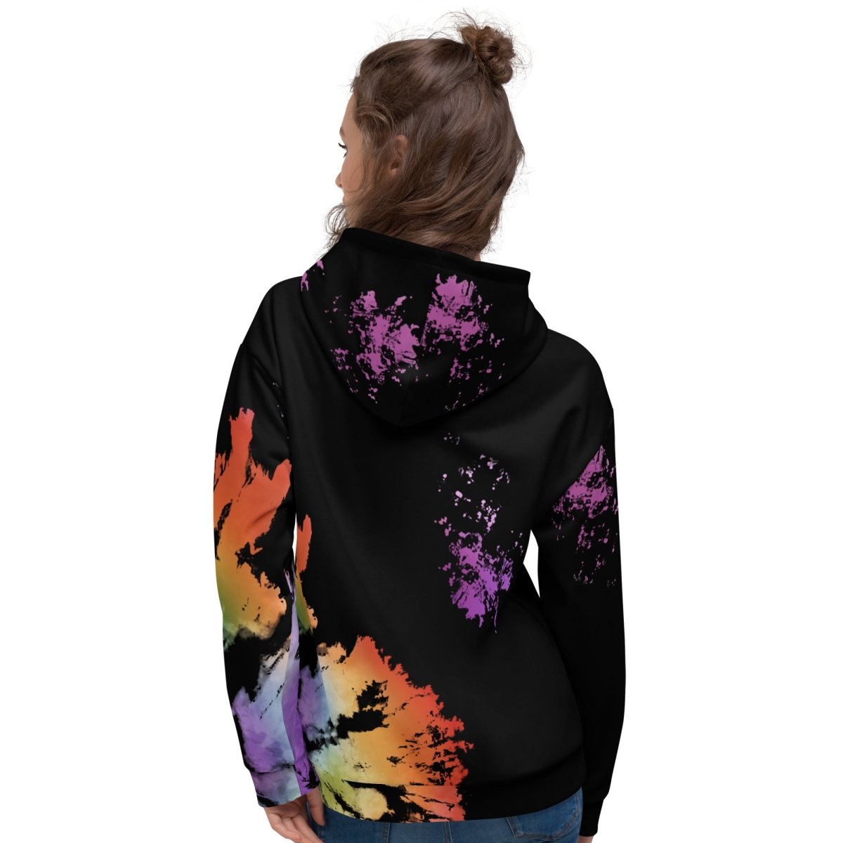 Dog Mom Black Tie Dye Hoodie