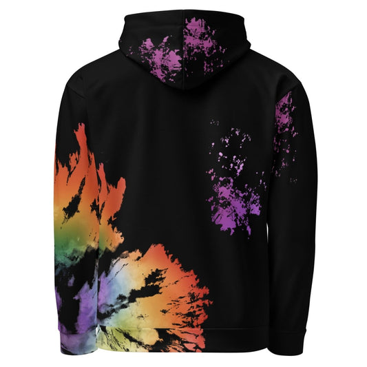 Dog Mom Black Tie Dye Hoodie