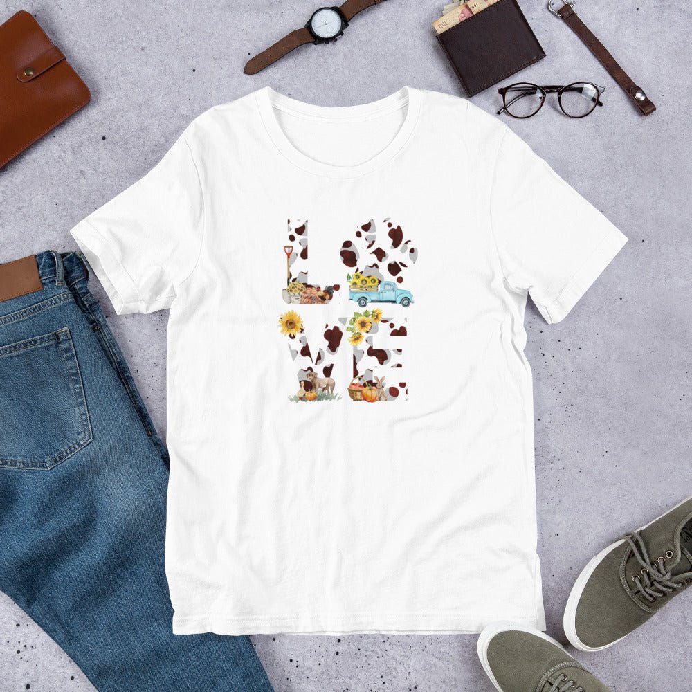 Dog Mom Farm Love T-Shirt