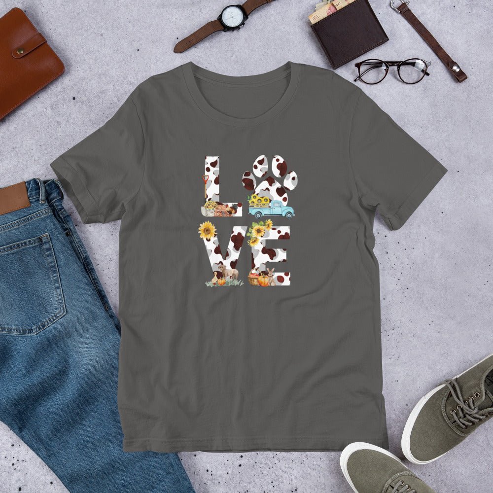 Dog Mom Farm Love T-Shirt