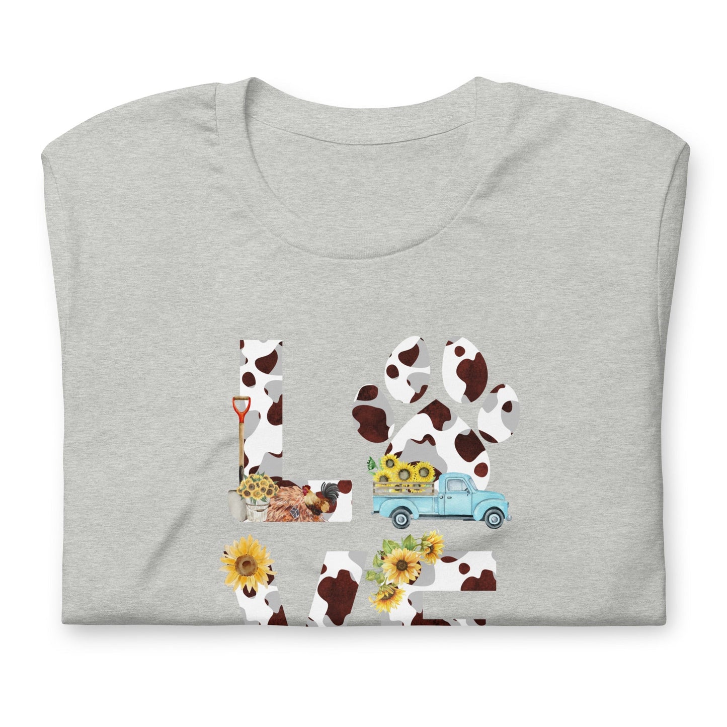 Dog Mom Farm Love T-Shirt