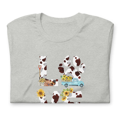 Dog Mom Farm Love T-Shirt
