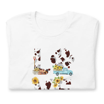 Dog Mom Farm Love T-Shirt