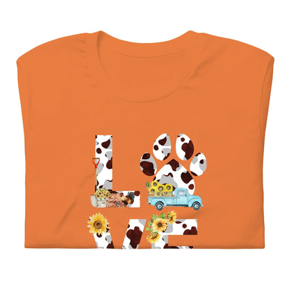 Dog Mom Farm Love T-Shirt