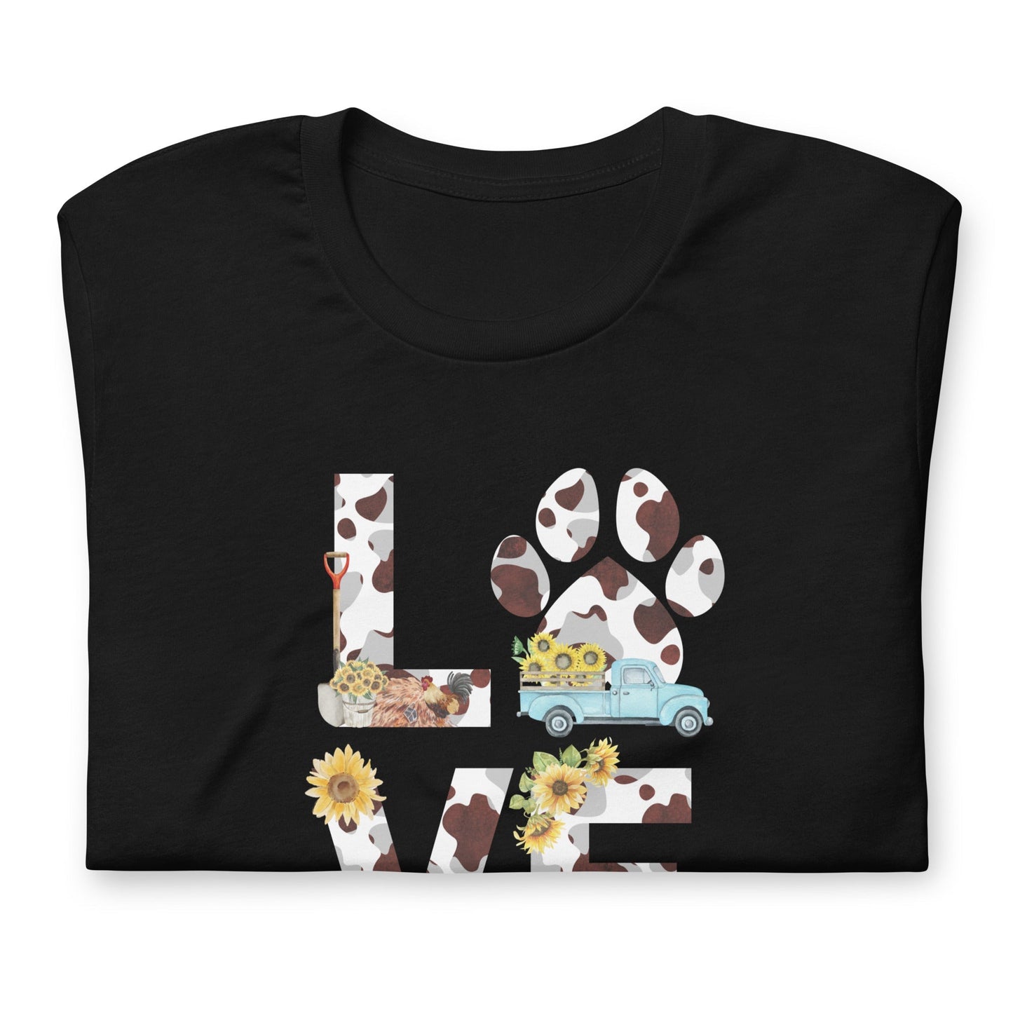 Dog Mom Farm Love T-Shirt