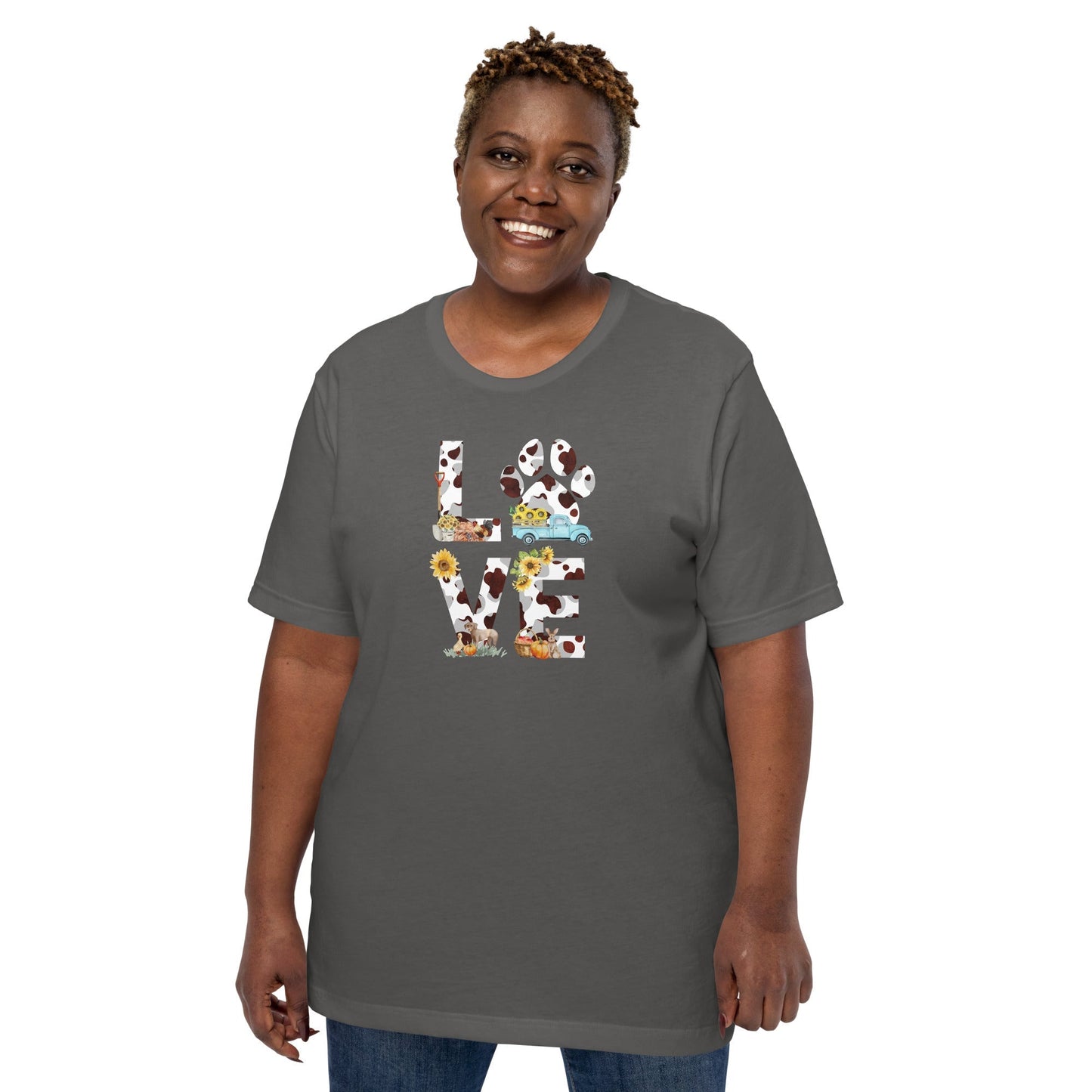 Dog Mom Farm Love T-Shirt