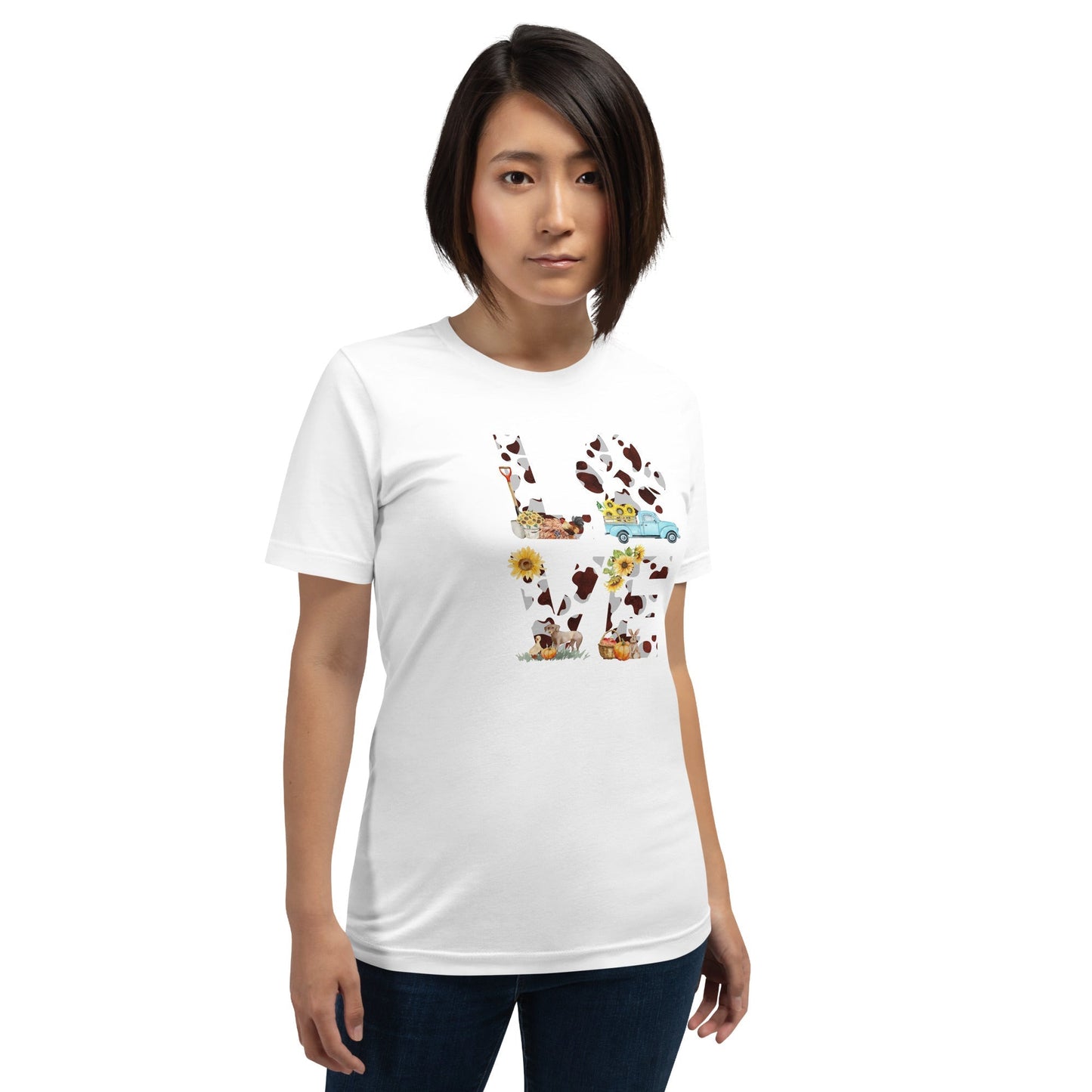 Dog Mom Farm Love T-Shirt