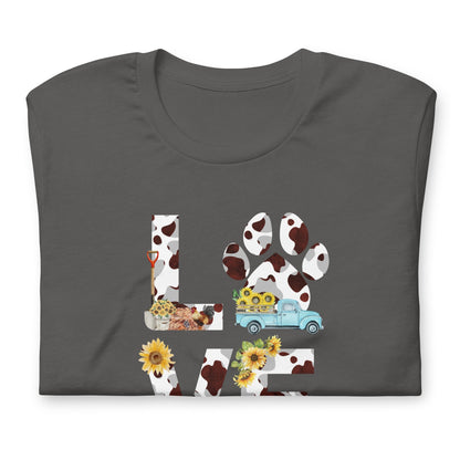 Dog Mom Farm Love T-Shirt