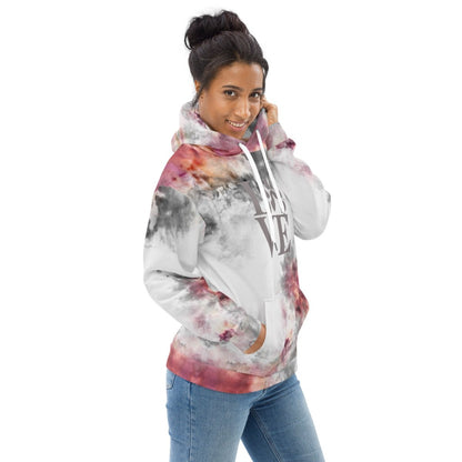 Dog Mom Grey Tie Dye Hoodie