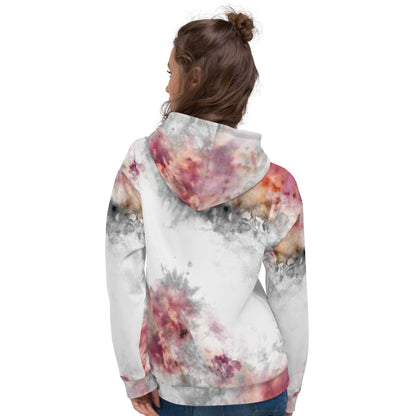 Dog Mom Grey Tie Dye Hoodie